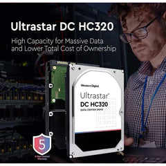 WD 10TB Ultrastar DC HC330 SATA HDD 7200 RPM SATA 6 Gb/s 256MB Cache