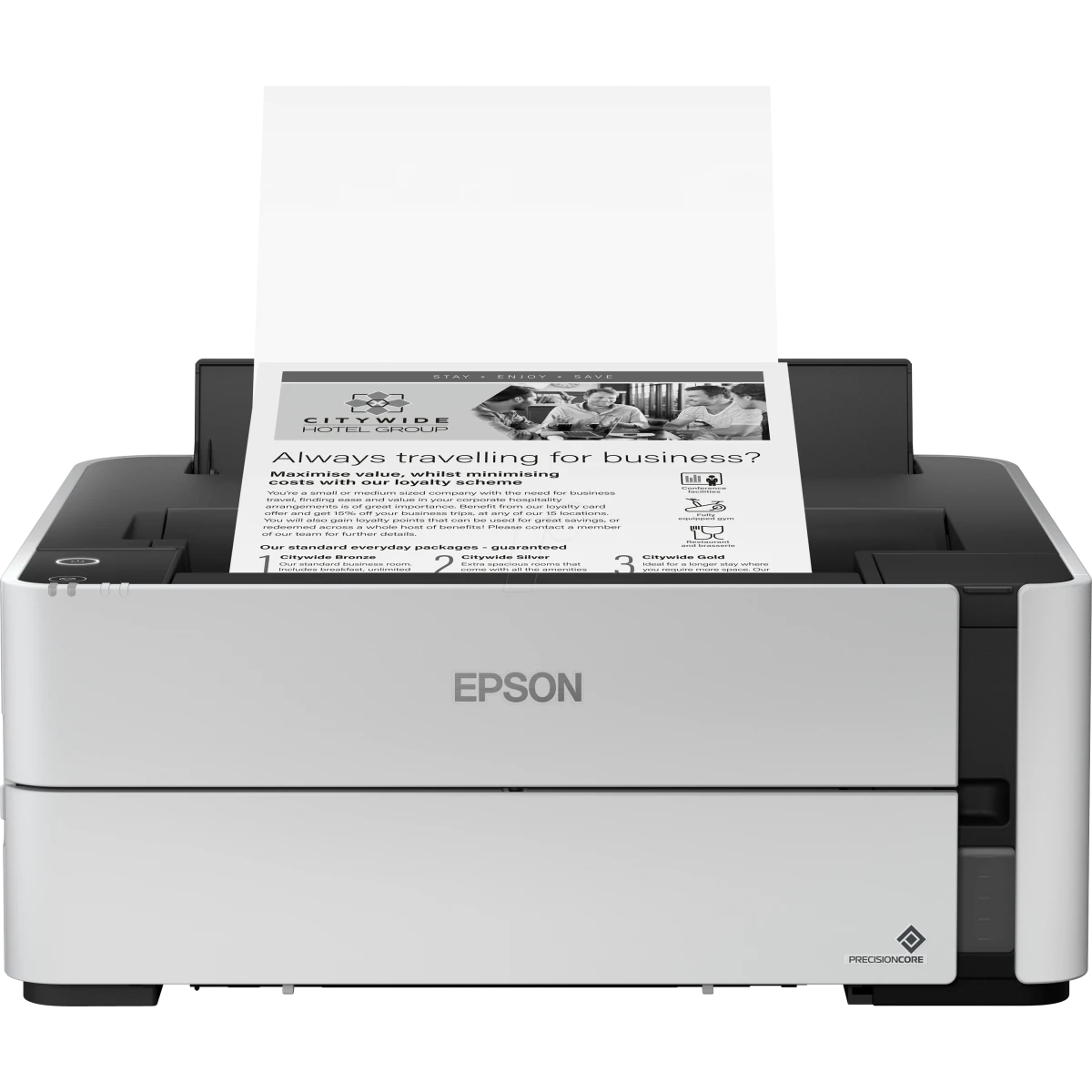 Epson EcoTank M1140 Mono Ink Tank System Printer, Duplex, USB, Up to 20 ppm, 11,000 Page Ink Support