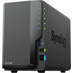 Synology DiskStation DS224+ 2-Bay NAS (Diskless) with Intel Celeron J4125 4-Core CPU &amp; 2GB DDR4 Memory