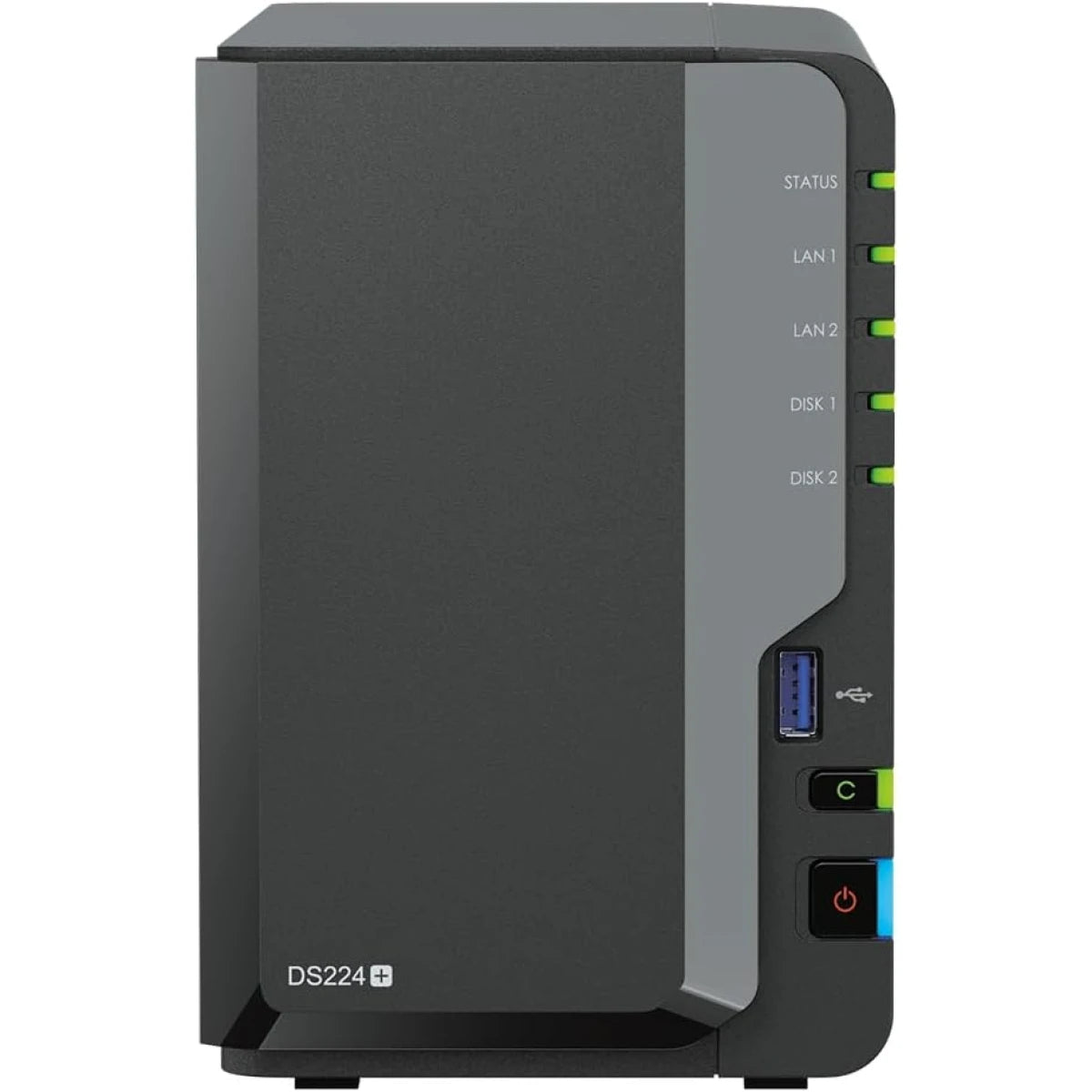 Synology DiskStation DS224+ 2-Bay NAS (Diskless) with Intel Celeron J4125 4-Core CPU &amp; 2GB DDR4 Memory