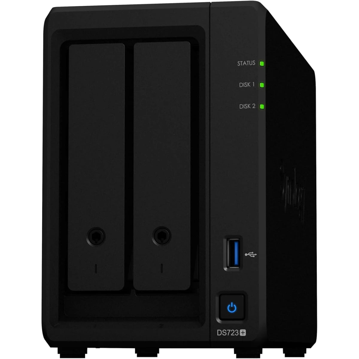 Synology DiskStation DS723+ 2-Bay NAS (Diskless) with AMD Ryzen R1600 2-Core CPU &amp; 2GB DDR4 RAM