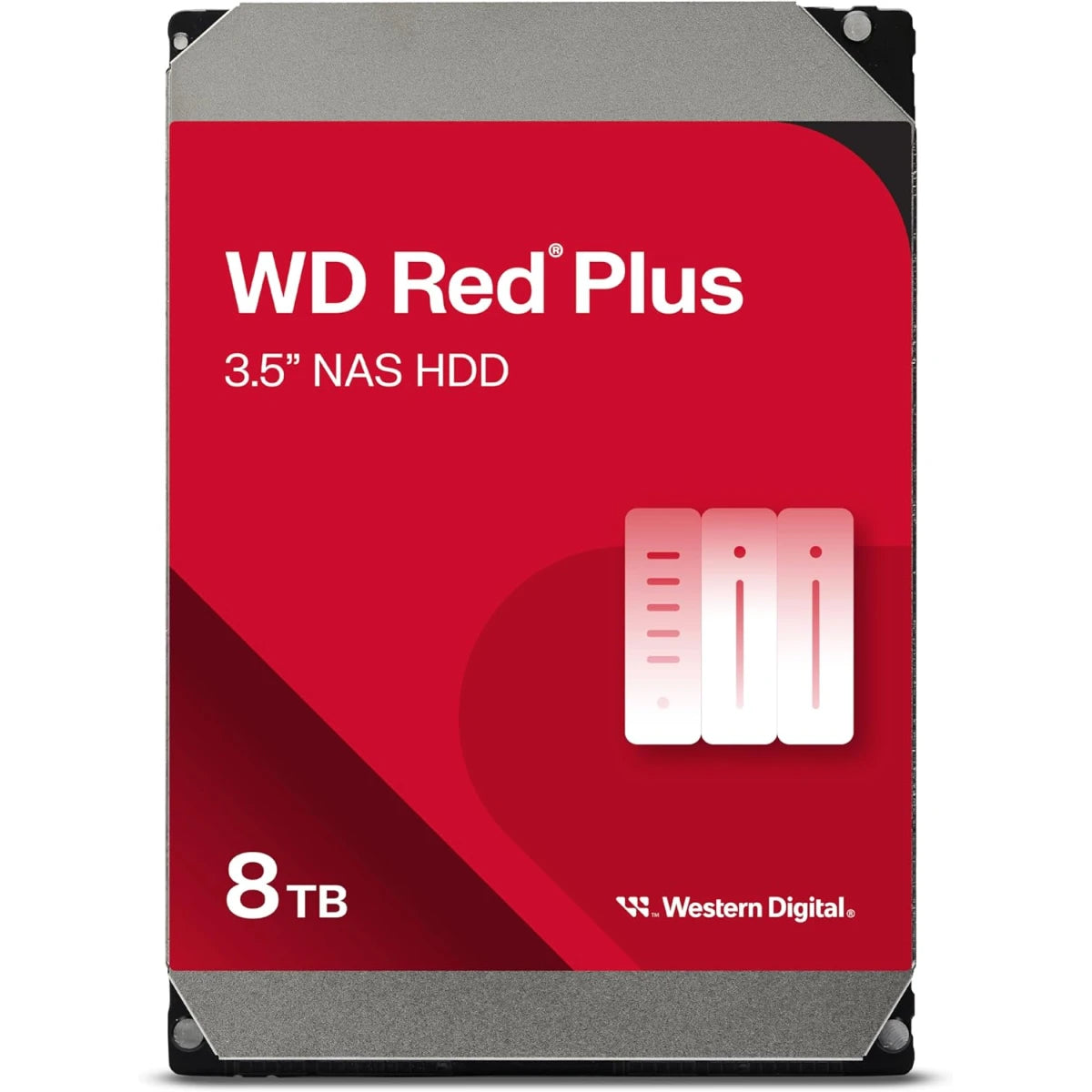 Western Digital 8TB WD Red Plus NAS Internal HDD CMR 256 MB Cache 3.5" Internal HDD