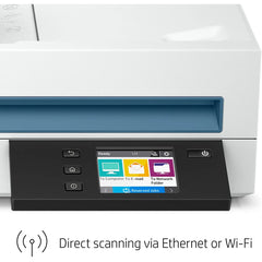 HP ScanJet Pro N4600 FNW1 Fast 2-Sided Document Scanner with Auto Document Feeder and Wireless, Up to 40 ppm