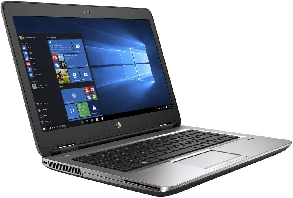 HP ProBook 650 G3 Business Laptop: 15.6" (1366x768), Intel Core i7-7600U, 256GB SSD, 16GB DDR4, DVD-RW, Backlit Keyboard, Windows 10 (Renewed)