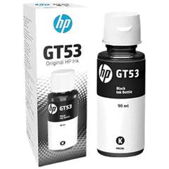 HP GT53XL Refillable Black Ink Bottle, 135ml for Ink Tank Printers