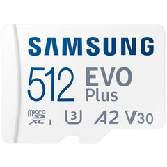 SAMSUNG EVO Plus 512GB Micro SDXC Memory Card with SD Adapter, Up to 160MB/s for Gaming Devices, Android Tablets &amp; Smartphones