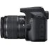 Canon EOS 2000D 24.2 MP DSLR Camera With EF-S 18-55 mm f/3.5-5.6 IS II Lens - Black