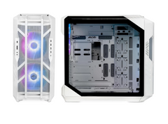 Cooler Master HAF 700 High Airflow Case Mesh Front Panel Dual 200mm SickleFlow ARGB Fans w/ USB Type C - White