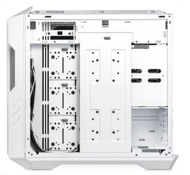 Cooler Master HAF 700 High Airflow Case Mesh Front Panel Dual 200mm SickleFlow ARGB Fans w/ USB Type C - White