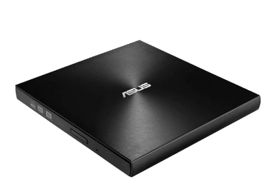 جهاز قراءة وكاتب أقراص DVD خارجي ASUS ZenDrive U9M Ultraslim لنظام التشغيل Windows وMac (يتضمن كابلات USB 2.0 وType-C)