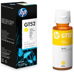 HP GT52 Refillable Yellow Ink Bottle, 70ml for Ink Tank Printers