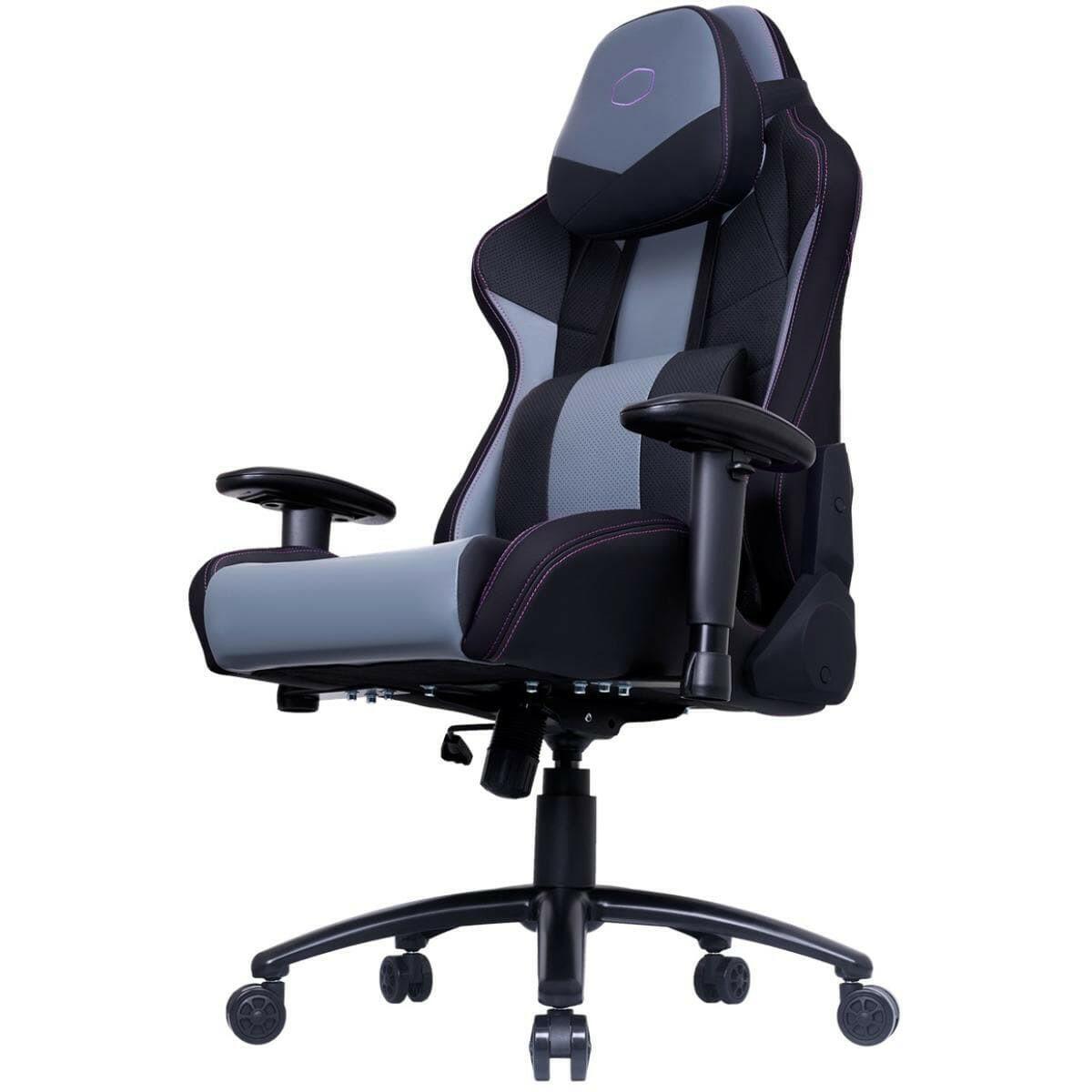 COOLER MASTER Gaming Chairs Cooler Master Caliber R3 Gaming Chair (Black), Steel Frame, Ultra Comfortable Memory Foam & PU, 2D Armrest, Up To 180° Recline & 150KG Max Weight Load