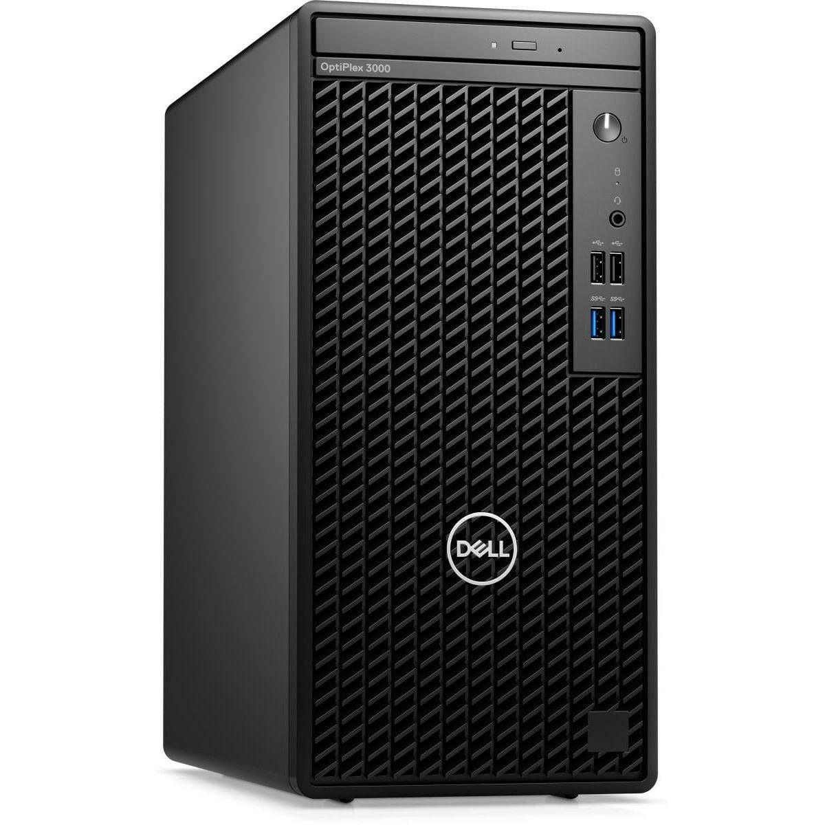 desktop Desktop Computers Dell OptiPlex 3000 Tower Business Desktop 12th Gen Intel Core i5-12500, 4GB DDR4 Memory, 256GB M.2 NVMe SSD, w/ DVD & Internal Speaker