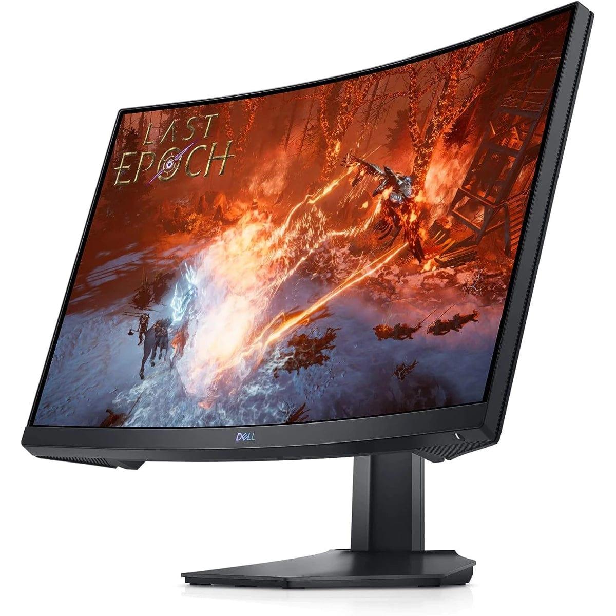 DELL Computer Monitors Dell S2422HG 24” Curved 1500R Full HD 165Hz 1.0 ms AMD FreeSync Premium 2x HDMI 2.0 99% sRGB Adjustable Stand - Black