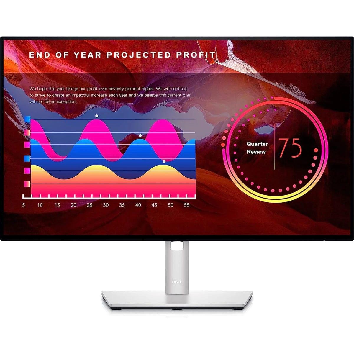 DELL Computer Monitors Dell UltraSharp U2422H 24" IPS Full HD Brilliant Colors & Optimize Eye Comfort w/ ComfortView Plus - Silver