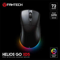 FANTECH GAMING MOUSE Fantech helios XD5 ergonomic gaming mouse