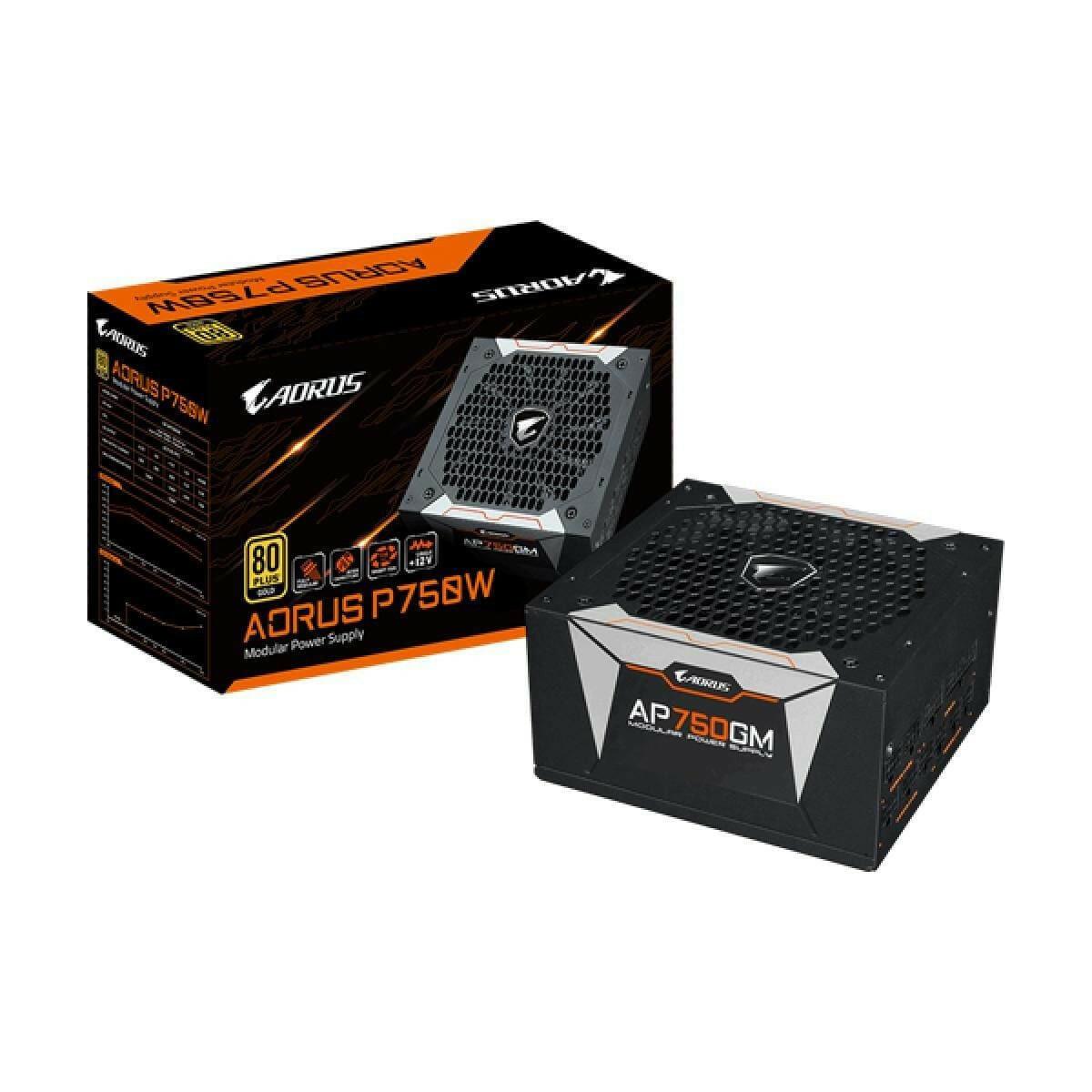 GIGABYTE POWER SUPPLY GIGABYTE AORUS P750W, 750w 80+ GOLD Fully Modular Power Supply