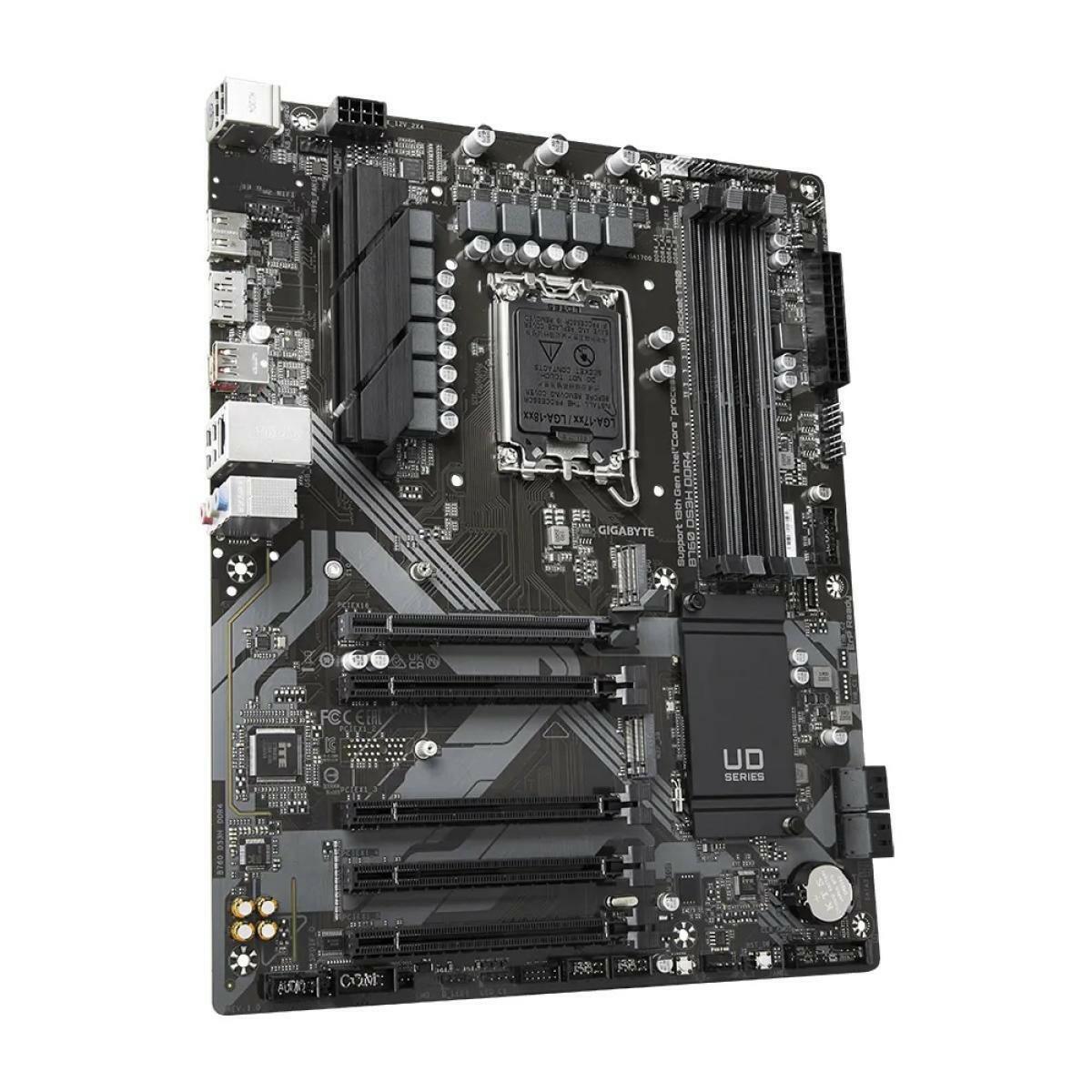 GIGABYTE MOTHERBOARD GIGABYTE Gaming MotherBoard B760 DS3H, Intel 13th 12th Series, LGA 1700/DDR4/PCIe 4.0/2xM.2 - ATX