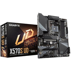 GIGABYTE MOTHERBOARD GIGABYTE X570S UD AMD RYZEN AM4 ATX Gaming Motherboard, PCIe 4.0 ,M.2, USB 3.2 Type-C