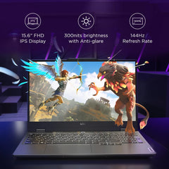 Lenovo LOQ Gaming (2024) - 13th Gen Intel Core i7 13650HX, NVIDIA RTX 3050 6GB, 16GB RAM, 512GB SSD, 15.6" FHD 144Hz IPS Display - Luna Grey