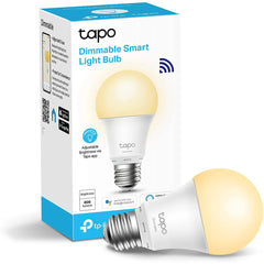 TP-Link Tapo L510E Smart Light Bulb – 800 Lumens (60W Equivalent), 2700K Soft Warm White LED, Dimmable, Compatible with Alexa &amp; Google Home, No Hub Required