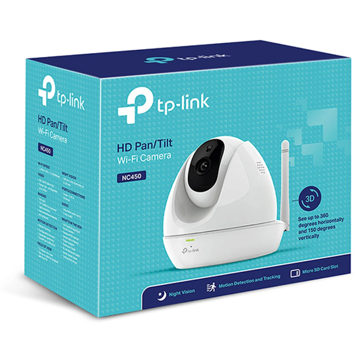 TP-Link NC450 Pan/Tilt Day &amp; Night Cloud Camera Night Vision