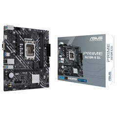 ASUS PRIME H610M-K D4 Intel 12th Gen Motherboard PCIe 4.0 DDR4 1xM.2 slots USB 3.2 Gen 1