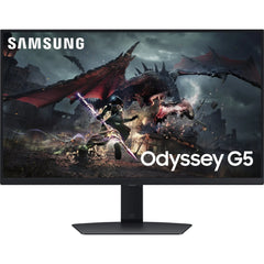 SAMSUNG NEW 27" Odyssey G5 (G50D) IPS 2K Gaming Monitor - 180Hz, 1ms, HDR400, FreeSync, Adjustable Stand