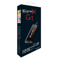 Creative Sound BlasterX G1 7.1 USB Gaming DAC &amp; Sound Card