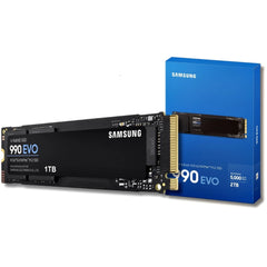 SAMSUNG SSD 990 EVO 2TB PCIe 5.0 M.2 2280 Seq Read Speeds Up-to 5,000MB/s w/ Power Efficiency &amp; Smart Thermal Control