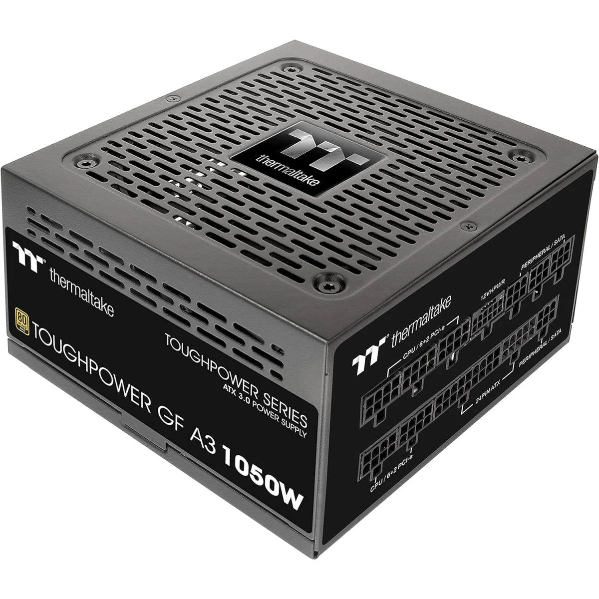 Thermaltake Toughpower GF A3 1050W 80+ Gold Full Modular Power Supply with 12VHPWR Connectors, PCIe 5.0 Ready