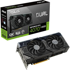 ASUS Dual GeForce RTX™ 4070 TI Super OC Edition – 16GB GDDR6X, DLSS 3, Axial-Tech Fan Design, 0dB Technology, Auto-Extreme Technology