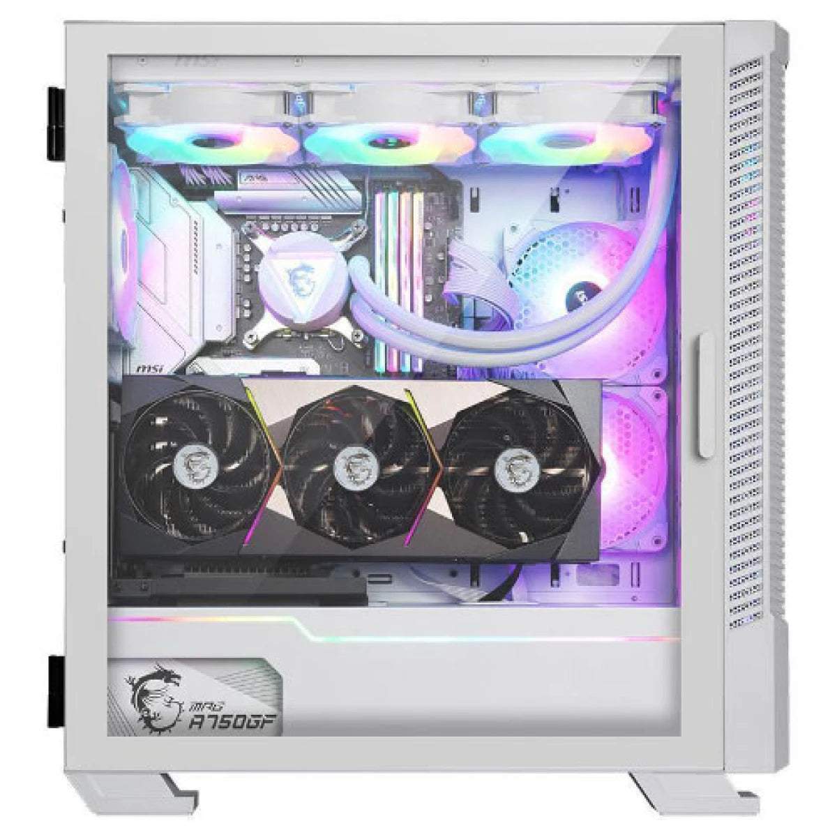 MSI MPG Velox 100R Mid-Tower Case - White