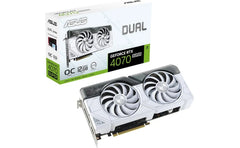 ASUS Dual GeForce RTX 4070 Super – PCIe 4.0, 12GB GDDR6X, DLSS 3, Axial-tech Fan Design, Auto-Extreme Technology, White