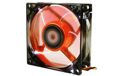 XIGMATEK XLF-F1253 120mm Orange Case Fan with 4 White LEDs and PSU Molex Adapter