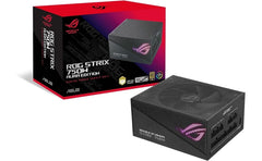 ASUS ROG Strix 750W Gold Aluminum Axial-tech Fan PCIe Gen 5.0 Fully Modular Power Supply - Aura Edition