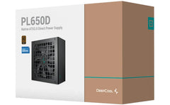 Deepcool PL650D 80 PLUS Bronze 650W Non-Modular ATX12V V3.0 Hydro Bearing 120mm Fan Active PFC + DC to DC - Black