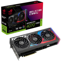 ASUS ROG Strix GeForce RTX 4070 Ti SUPER – 16GB GDDR6X, DLSS 3, Massive Vented Backplate, Aura Sync