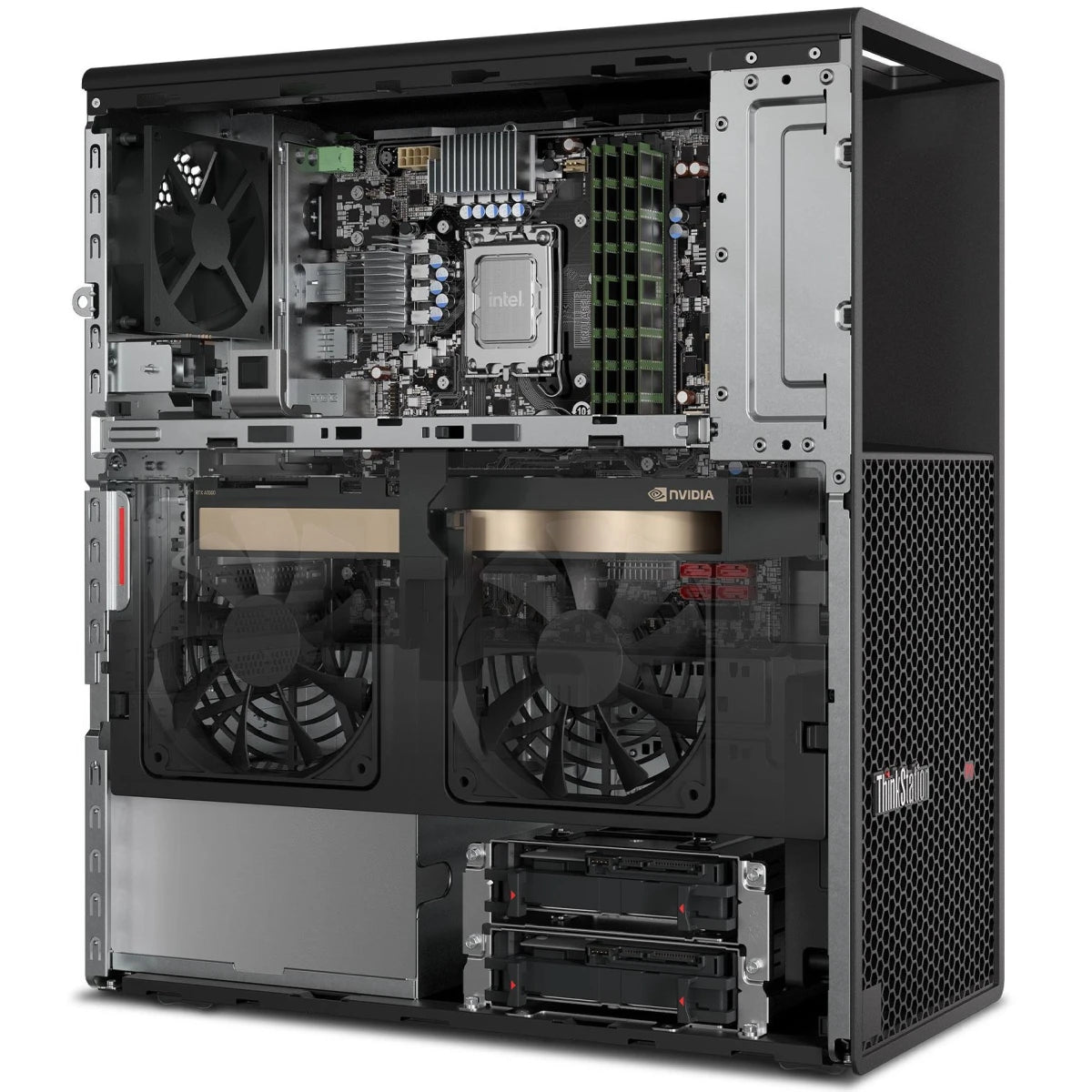 Lenovo ThinkStation P3 Tower Workstation (2023) - Intel Core i9 24-Cores, 64GB RAM, 2TB SSD