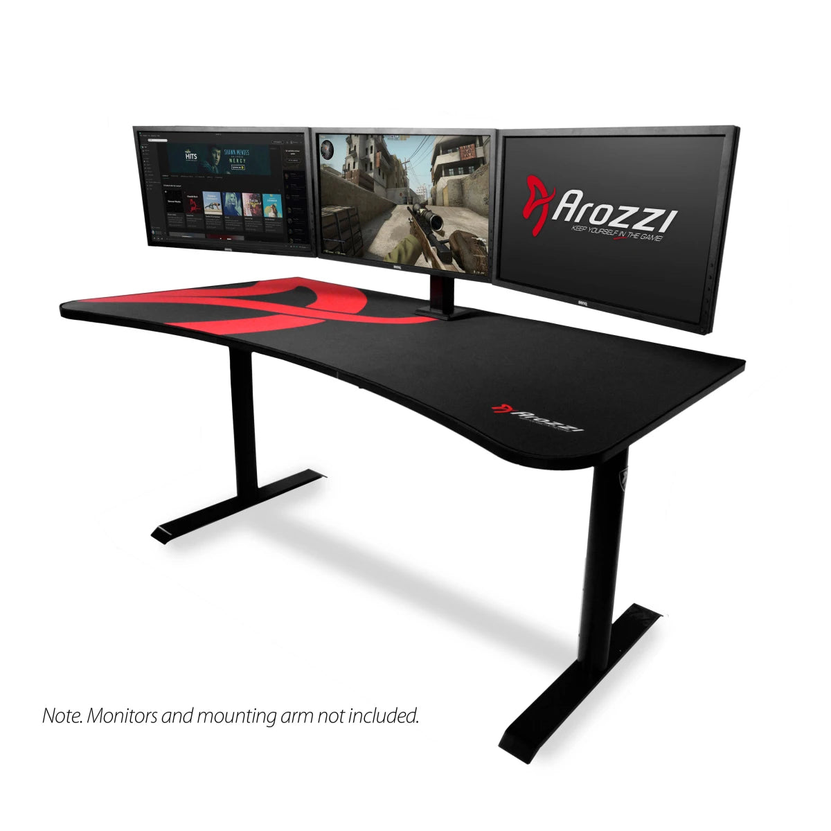 Arozzi Arena Gaming Desk - White