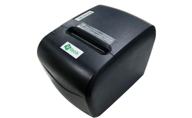 V-Tech VRP-POS88VI Thermal POS Printer – Automatic Memory Printing, Paper Cover &amp; Cutter Error Detection, Adjustable Speed, Anti-Electromagnetic Interference