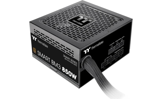 Thermaltake Smart BM3 850W 80Plus Bronze ATX 3.0 &amp; PCIe 5.0 Ready Semi-Modular Power Supply - Black