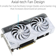 ASUS Dual GeForce RTX 4070 Super – PCIe 4.0, 12GB GDDR6X, DLSS 3, Axial-tech Fan Design, Auto-Extreme Technology, White