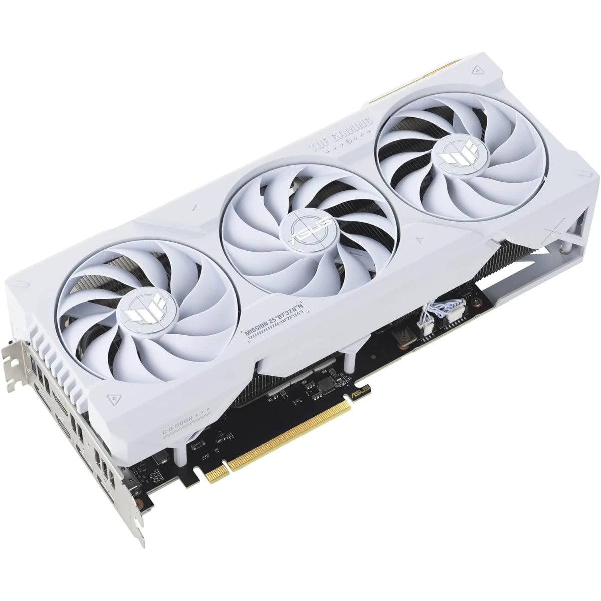 ASUS TUF Gaming NVIDIA GeForce RTX 4070 TI SUPER OC Edition – 16GB GDDR6X, Lower Temps &amp; Enhanced Durability, White