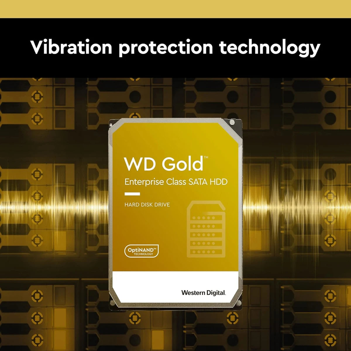 Western Digital 4TB WD Gold Enterprise Class HDD - 7200 RPM, 256MB Cache, 3.5"