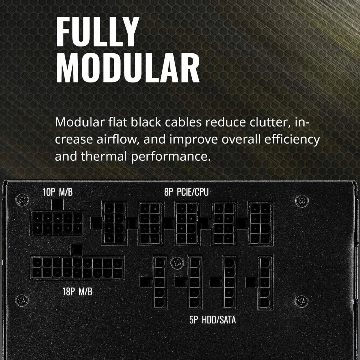 Cooler Master MWE Gold 850 V2 Full Modular 850W PSU - 2 EPS Connectors, 120mm HDB Fan, Semi-Fanless Operation