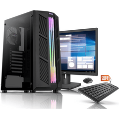 Best Buy For Online Shopping Desktop Computers INTEL CORE i3 9100F // GT 730 2GB // 8GB RAM // AOC 20" 1080p Monitor + Free Gift Wireless Dell Combo - Full Custom Build