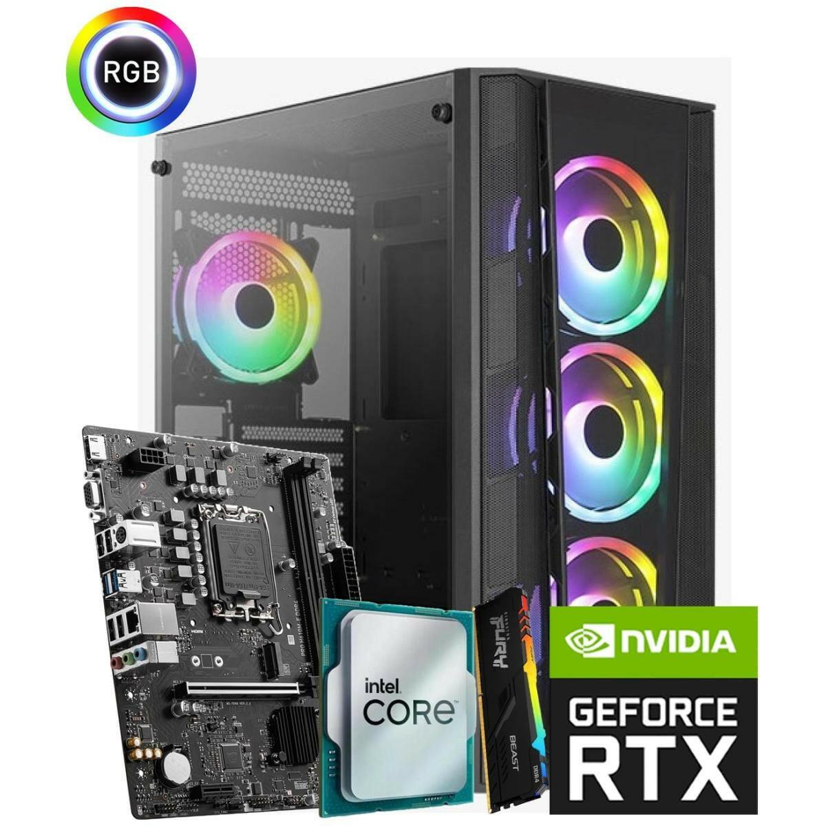 Best Buy For Online Shopping Desktop Computers INTEL CORE i5 12400F // RTX 4060 8GB // 16GB RAM DDR4 - Custom Build