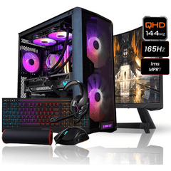 Best Buy For Online Shopping Desktop Computers INTEL CORE i5 12400F // RTX 4070 12GB // 16GB RAM DDR4 // 2K QHD@165Hz Gaming Monitor // Gaming Accessories - Full PC