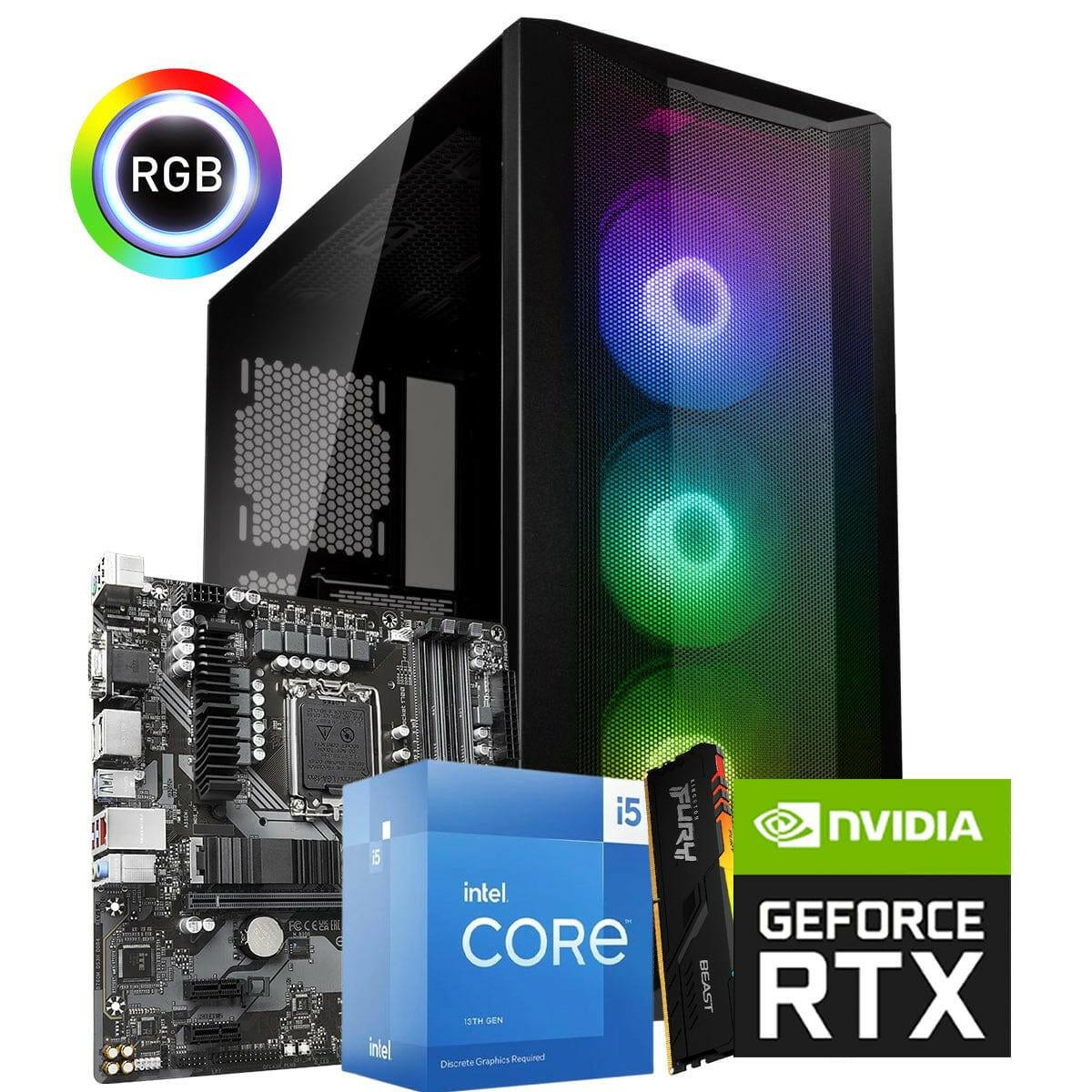 Best Buy For Online Shopping Desktop Computers INTEL CORE i5 13400F // RTX 4070 12GB // 16GB RAM DDR4 - Custom Build